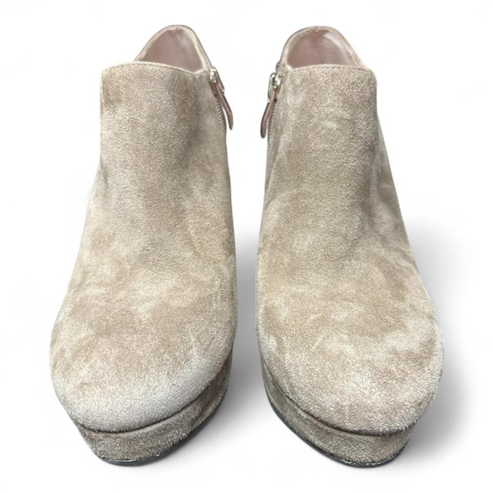 Vince Camuto VS-Klance Tan Suede Zippered Booties, Women's size 8.5 - Picture 3 of 7
